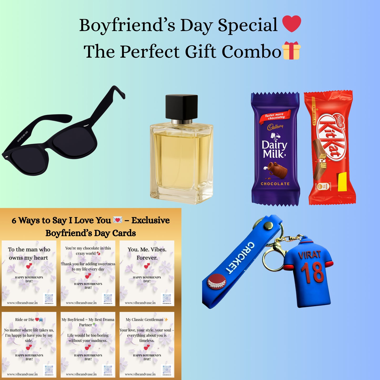 Boyfriend’s Day Special Gift Combo – 6-in-1 Surprise Pack.