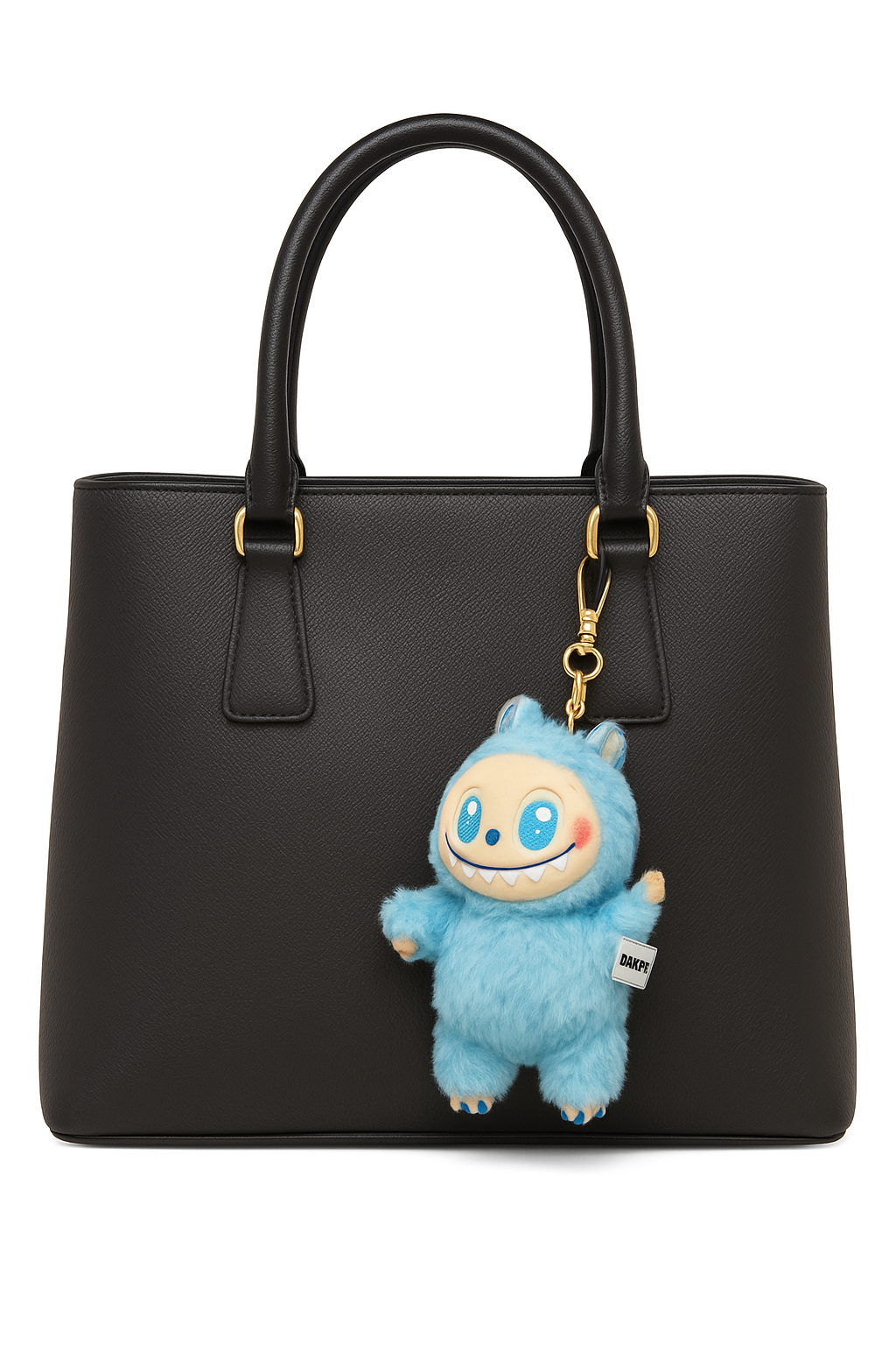 Random Colour Big Labubu Doll Plush Bag Charm.