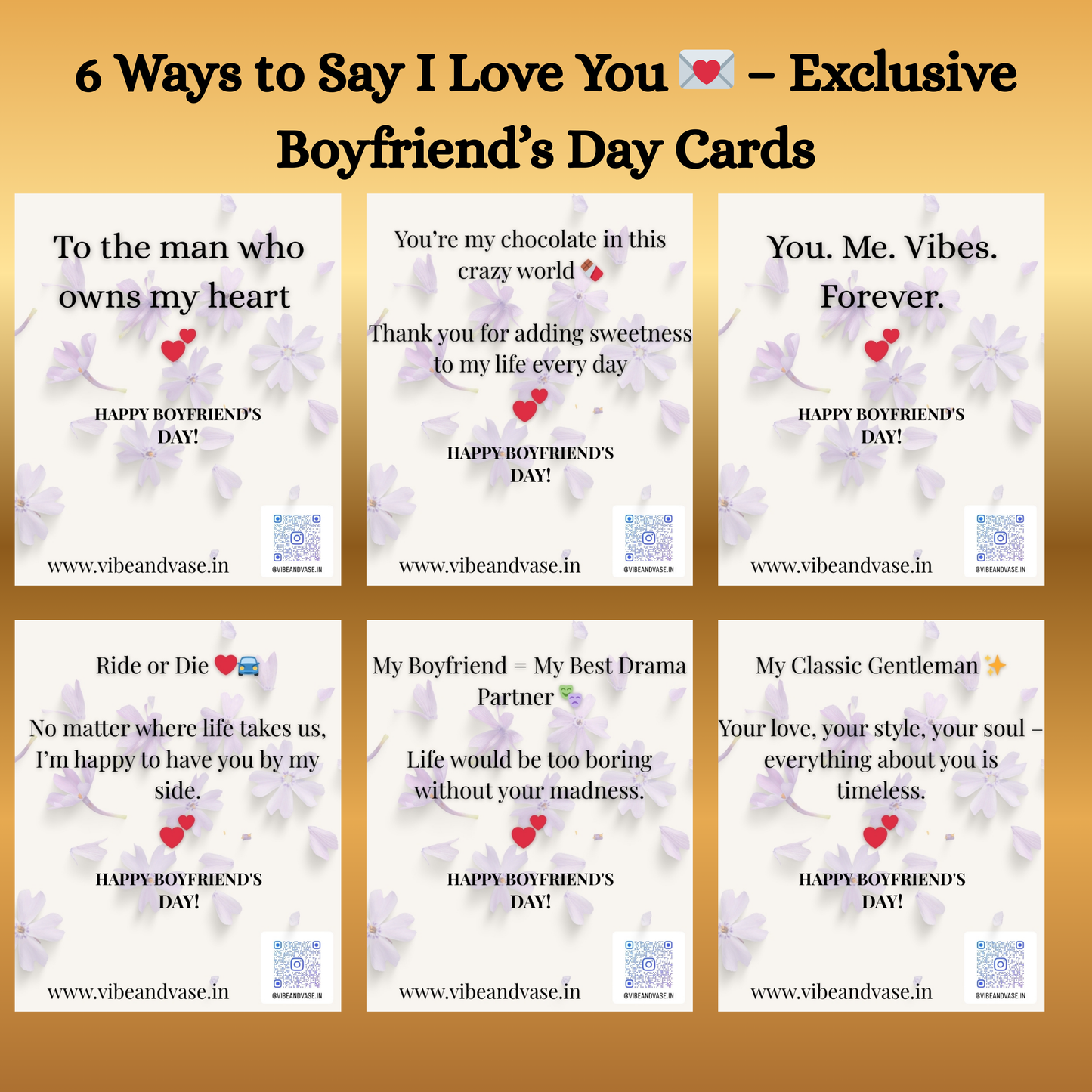 Boyfriend’s Day Special Gift Combo – 6-in-1 Surprise Pack.