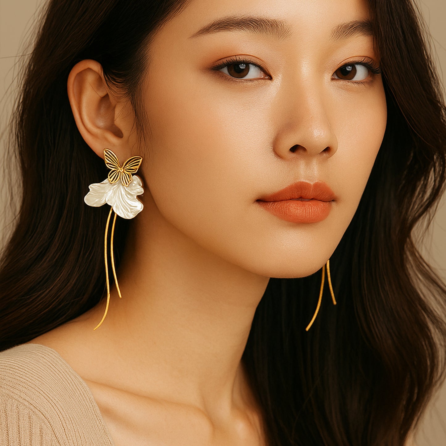 Everlasting Wings Drop Earrings: