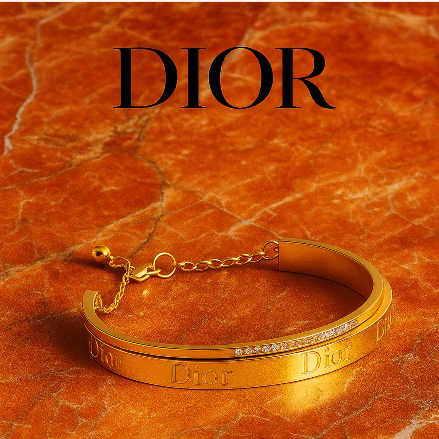 ✨ Luxe Elegance Gold-Plated Bracelet.