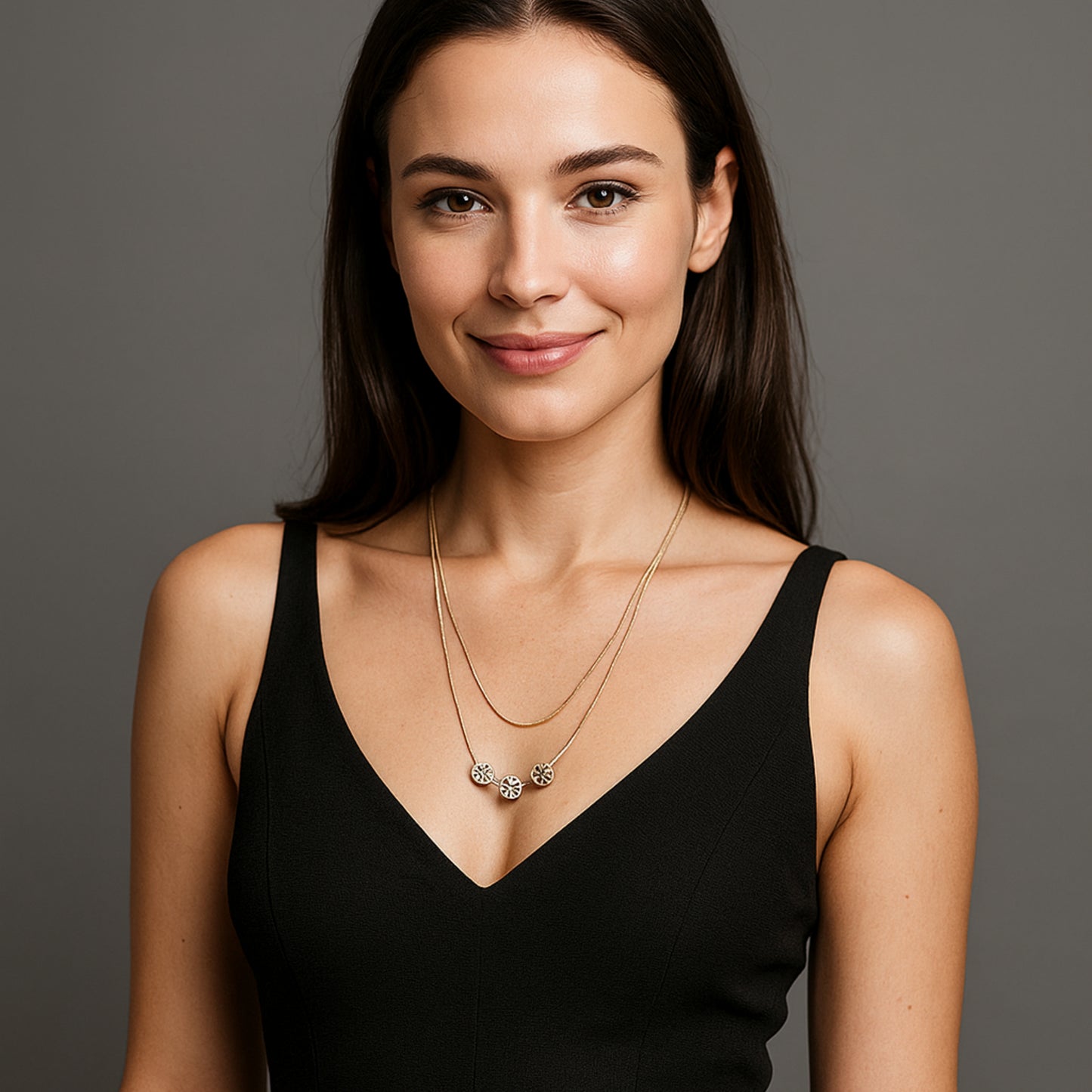 The Golden Aura Necklace: ||Anti-Tarnish||