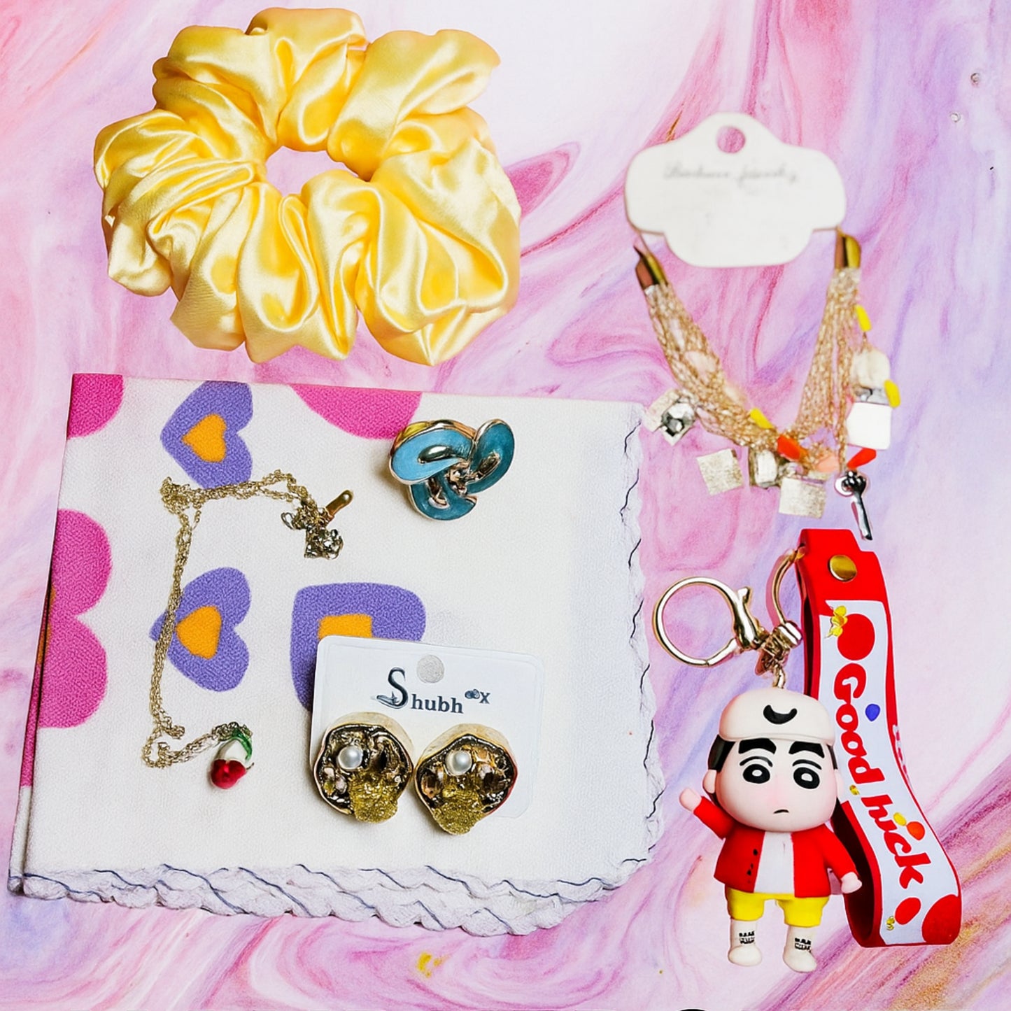 🌸 Vibe & Vase Trendy Combo Pack – 6 in 1 Fashion Essentials 🌸