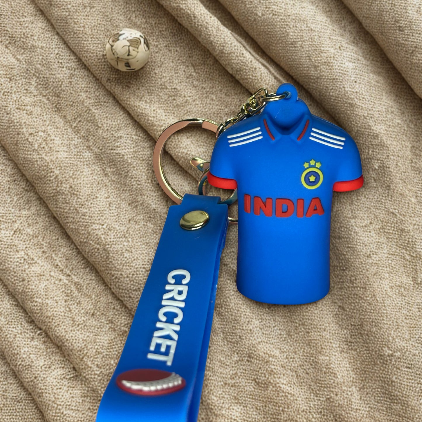 Rohit Sharma Jersey Keychain & Bag Charm – Cricket Edition