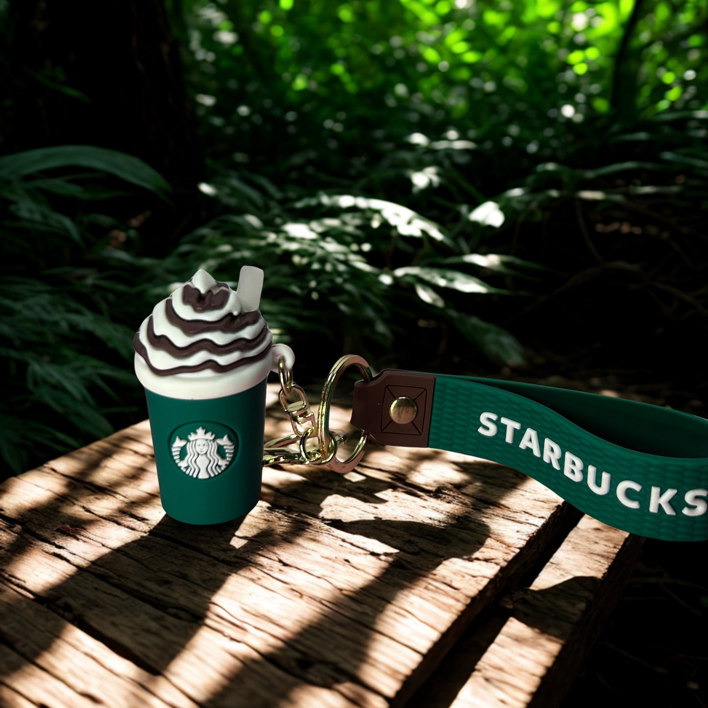 Starbucks Frappuccino Keychain & Bag Charm – Green Edition.