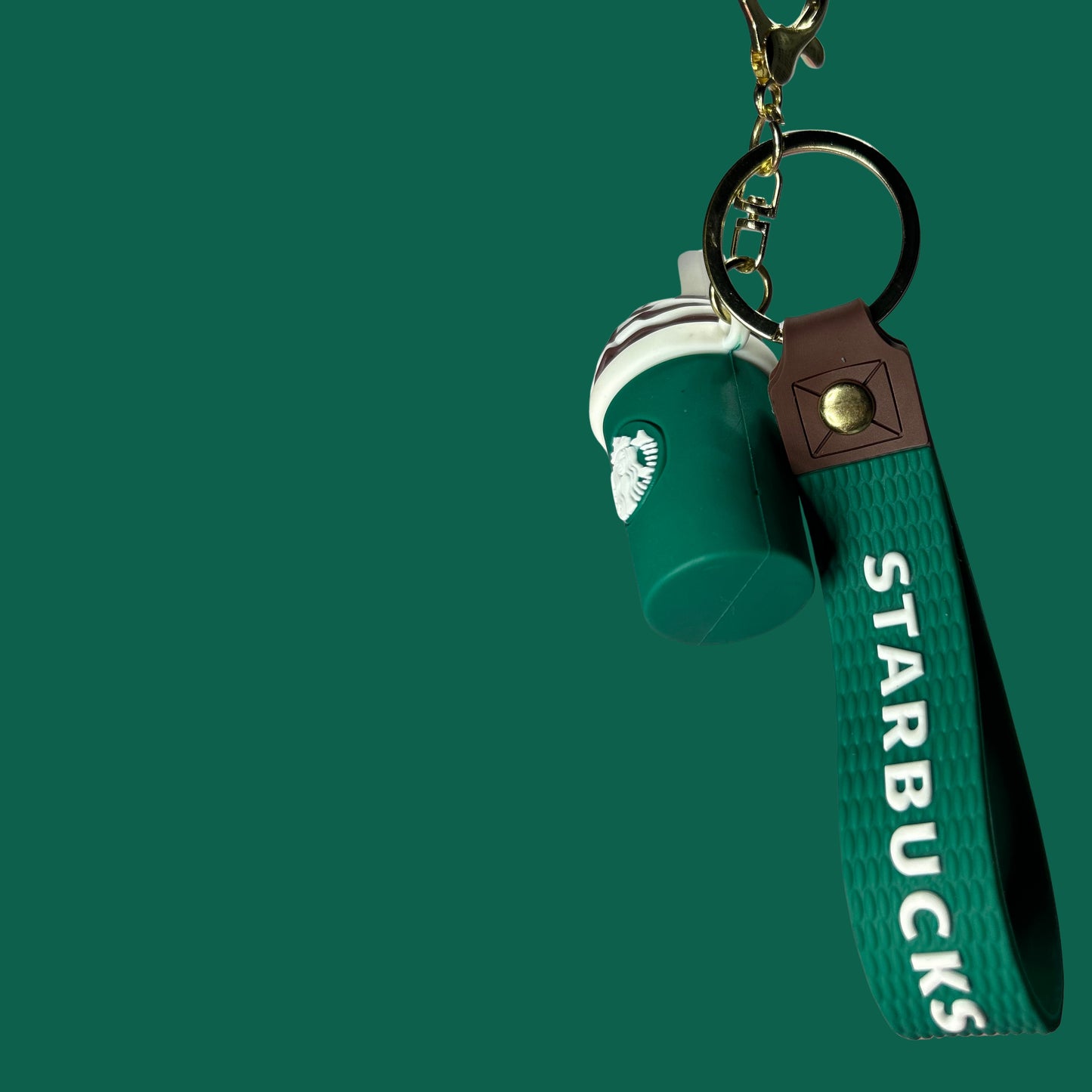 Starbucks Frappuccino Keychain & Bag Charm – Green Edition.