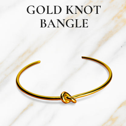The Love Knot Bangle.|| Anti-Tarnish||