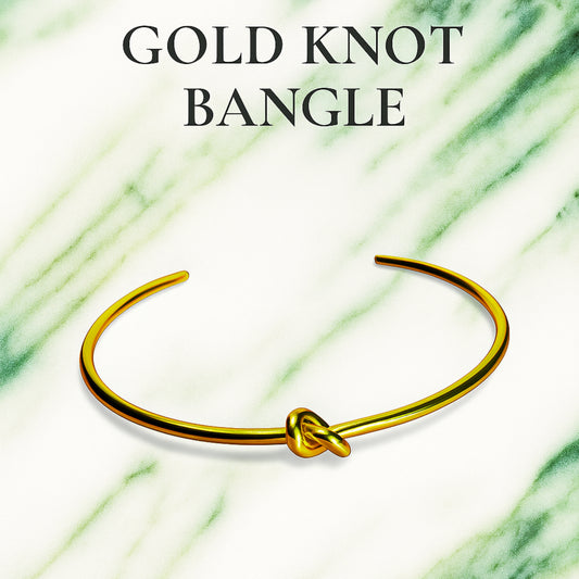 The Love Knot Bangle.|| Anti-Tarnish||