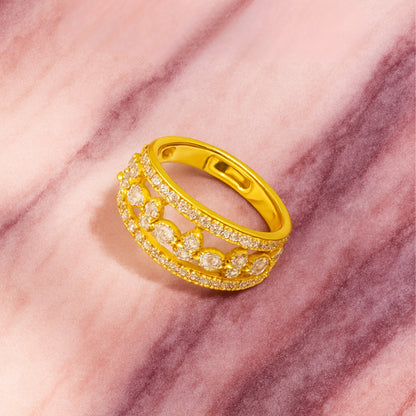 The Éclat Ring:||Anti-Tarnish||Free Size||