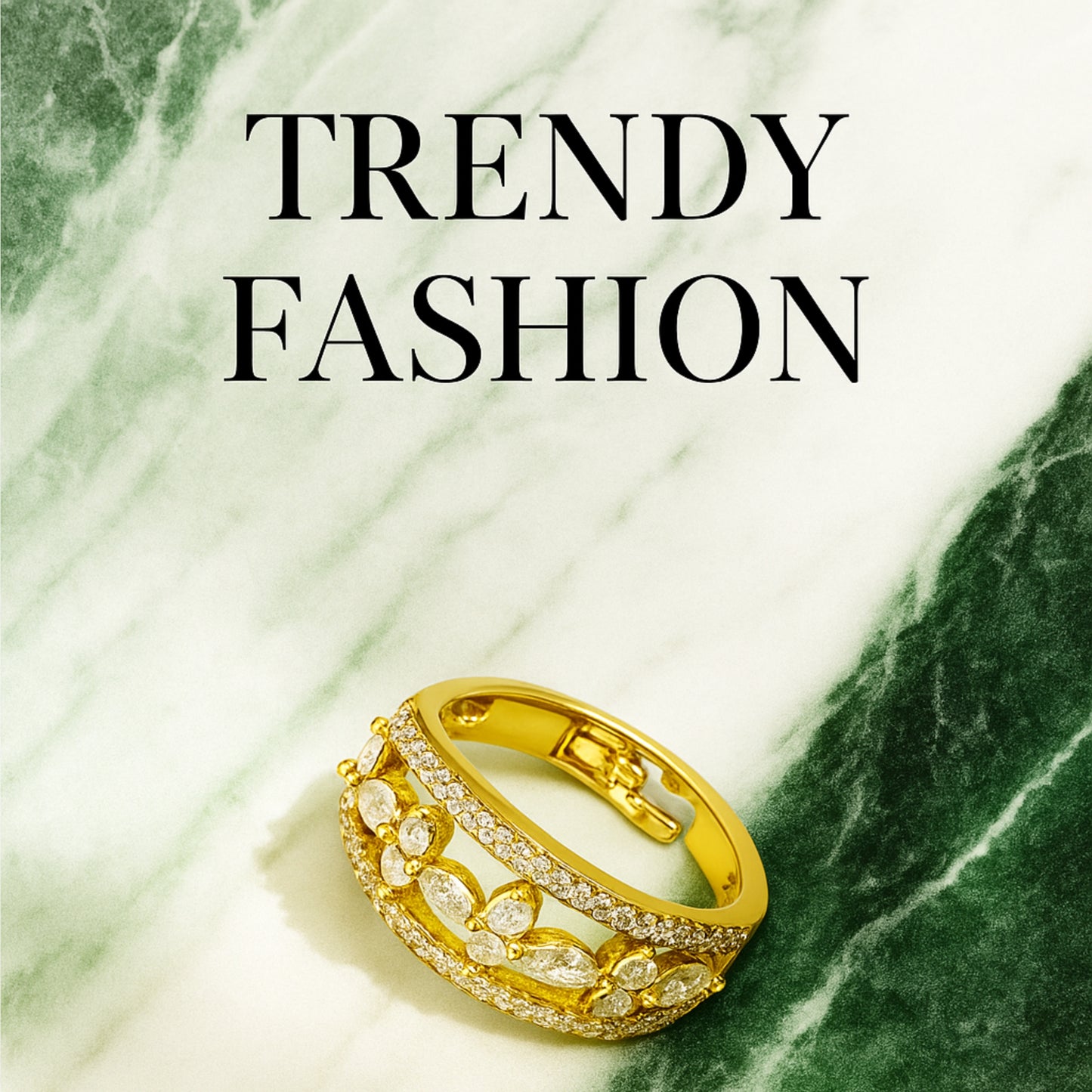 The Éclat Ring:||Anti-Tarnish||Free Size||
