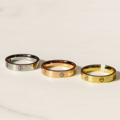 The Essential Tri-Tone Ring Set: