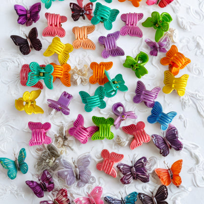 Butterfly 30-Piece Mini Clutcher Set with 2 Free Scrunchies.