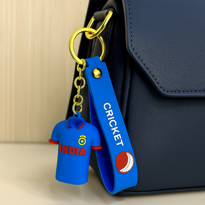 Rohit Sharma Jersey Keychain & Bag Charm – Cricket Edition