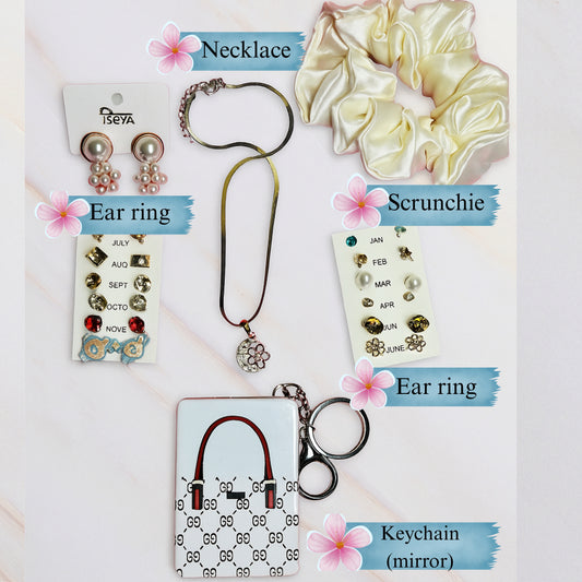 ✨ Trendy Jewelry & Accessories Combo – 5 in 1 ✨