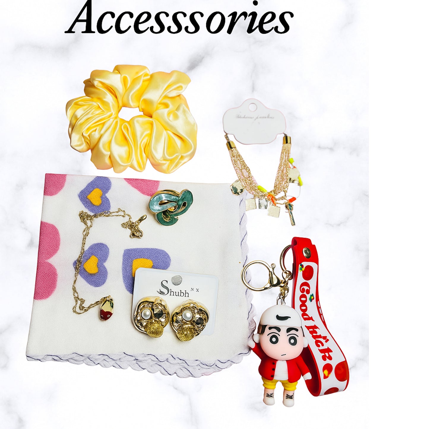 🌸 Vibe & Vase Trendy Combo Pack – 6 in 1 Fashion Essentials 🌸